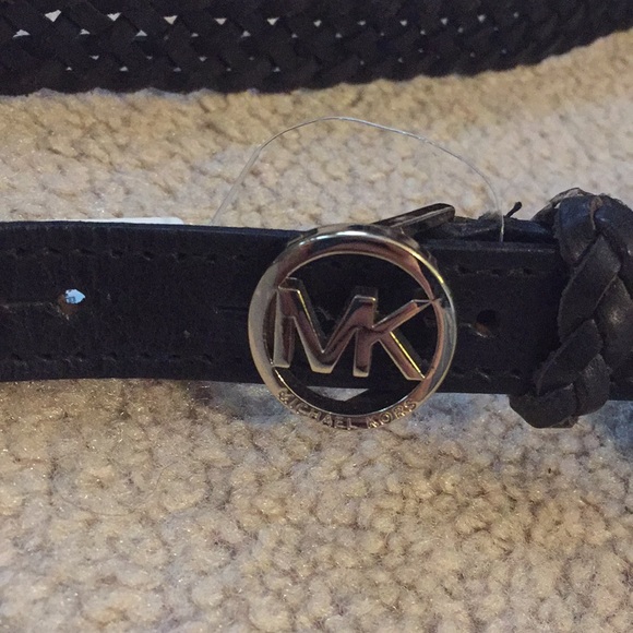 NWT Braided Leather Michael Kors Belt- Size M - Picture 2 of 4